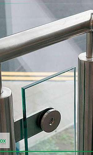 Corrimão e guarda corpo de alumínio Corrimão e guarda corpo de alumínio