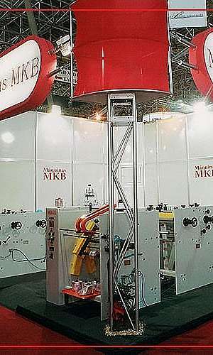 Stands com estruturas metálicas Stands com estruturas metálicas